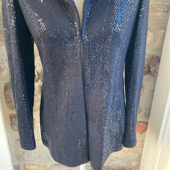 NWT Vintage ST. JOHN EVENING Santana Paillette Sequin Blazer Suit Jacket $1995 - Picture 7 of 16